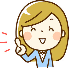 説明する女性のイラスト